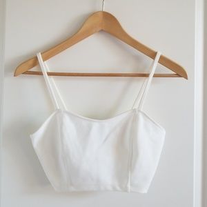 Forever 21 White Crop Top